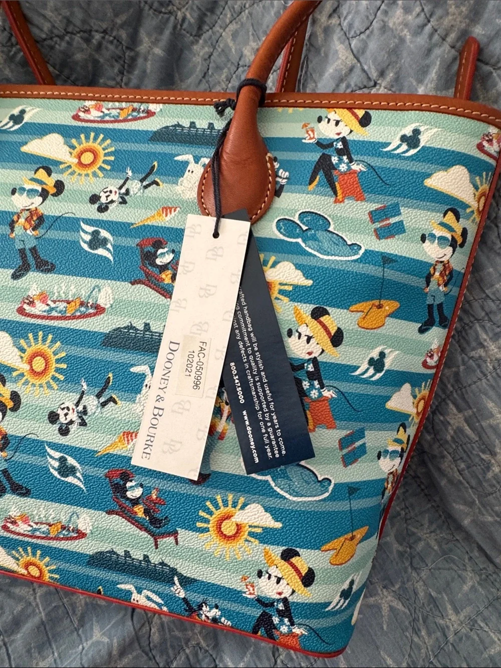 NWT Disney Cruise Dooney & Bourke large tote
